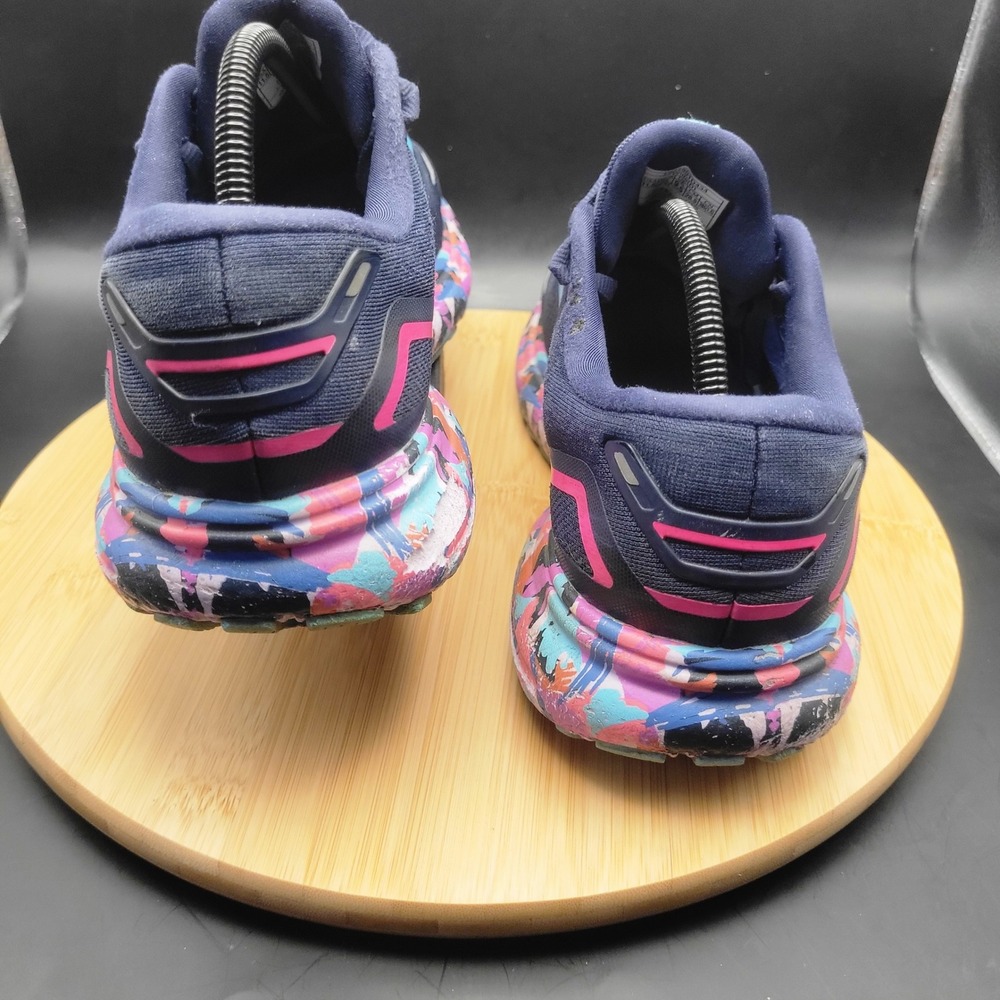 Brooks Ghost 15 Women Running Shoes Navy Pink Teal 1203801D434 Size 11.5 Wide D - Picture 6 of 11